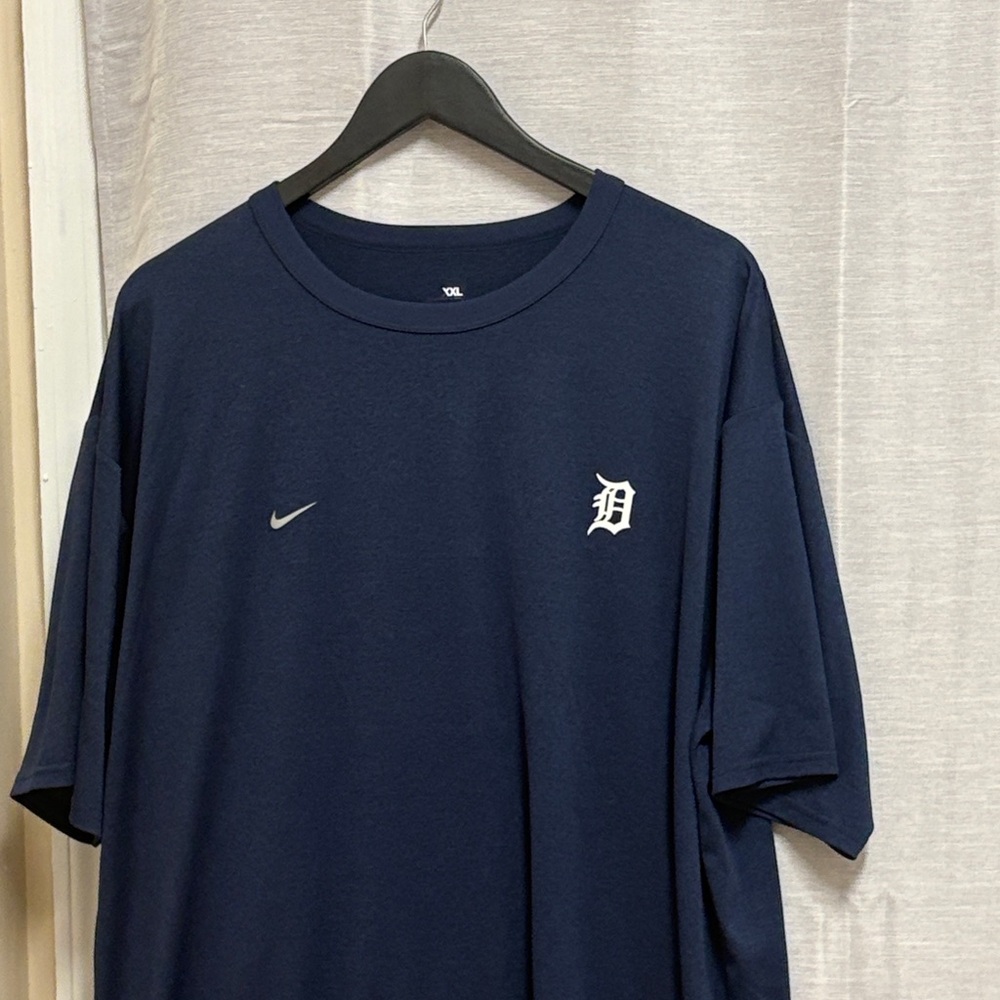 Nike Authentic Collection Apparel Men's Dark Blue Short Sleeve Dri-Fit Sz XXL